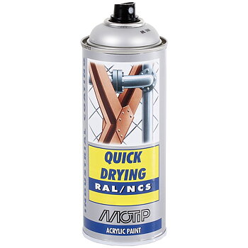 SPRAYFÄRG L. ALUM. RAL9006 AKRYL 400ML