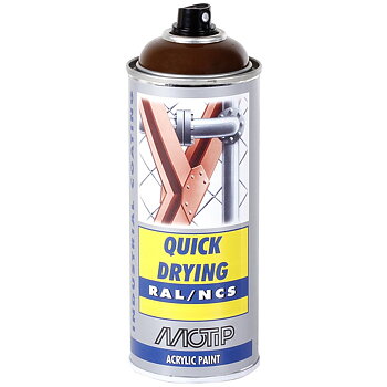 SPRAYFÄRG BRUN RAL8028 AKRYL 400ML