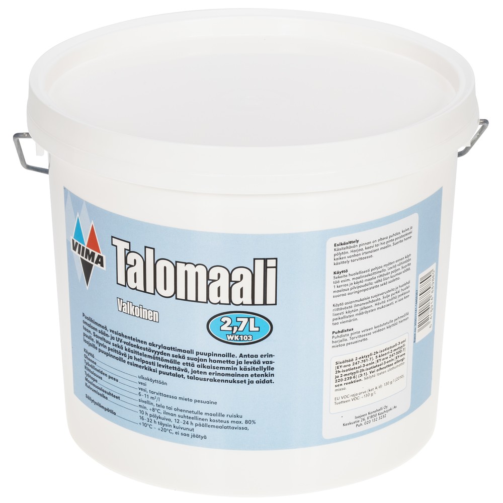 UTOMHUSFÄRG VIT 2,7L