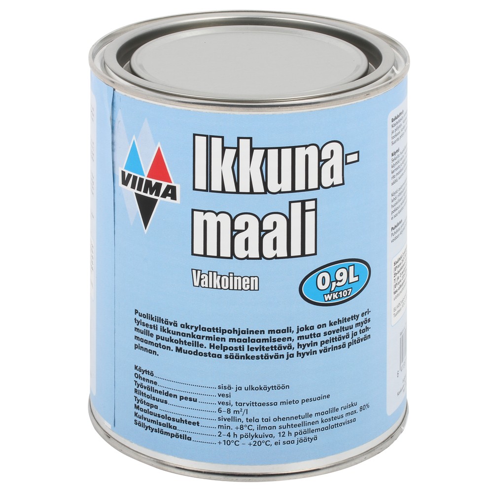 FÖNSTERFÄRG VIT 0,9L