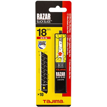 BRYTBLAD 18MM 10ST RAZAR BLACK LCB-50RB