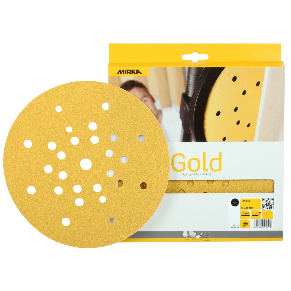 SLIPRONDELL 225MM 27H P40 GOLD 10ST