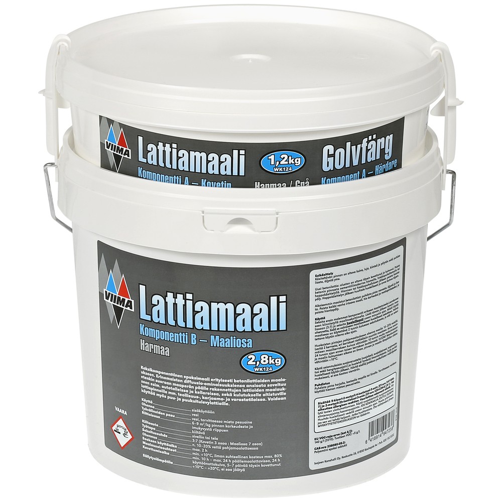 GOLVFÄRG 4KG EPOXY 2-KOMP