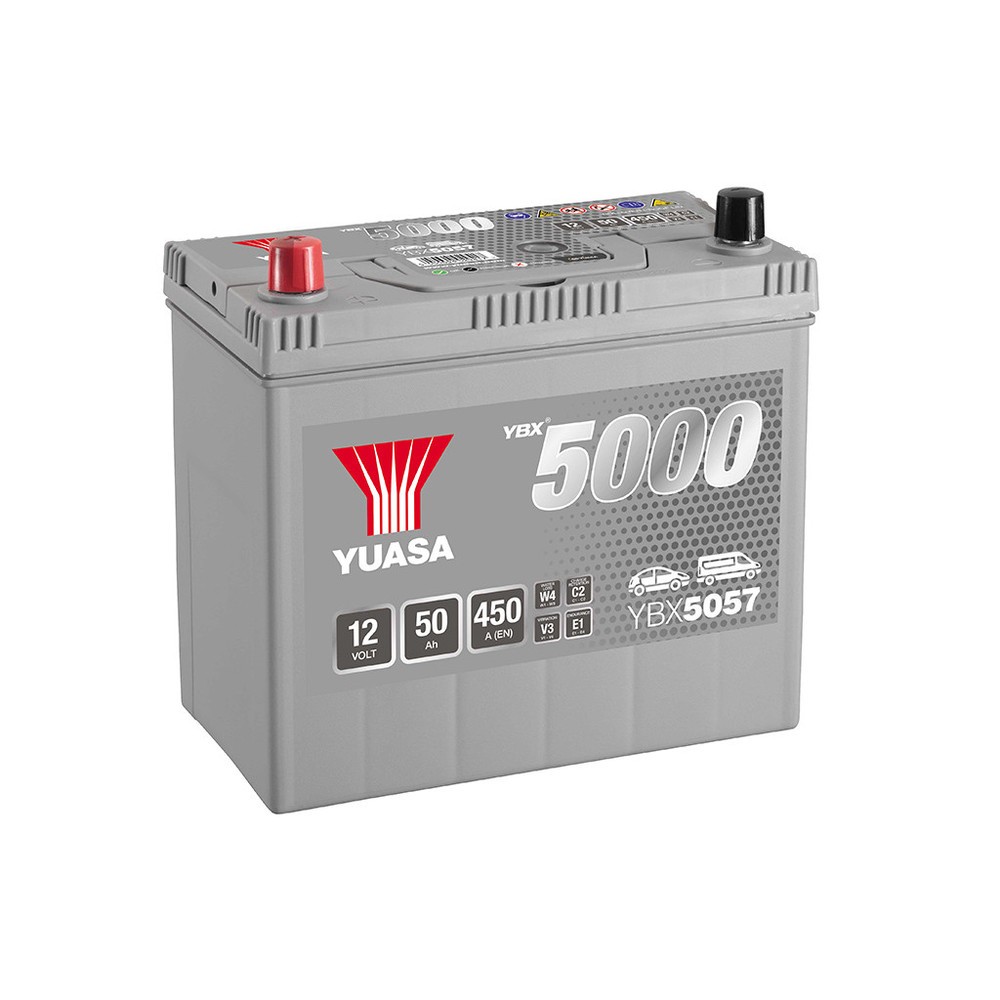 BATTERI YUASA 50AH +- 238X129X223