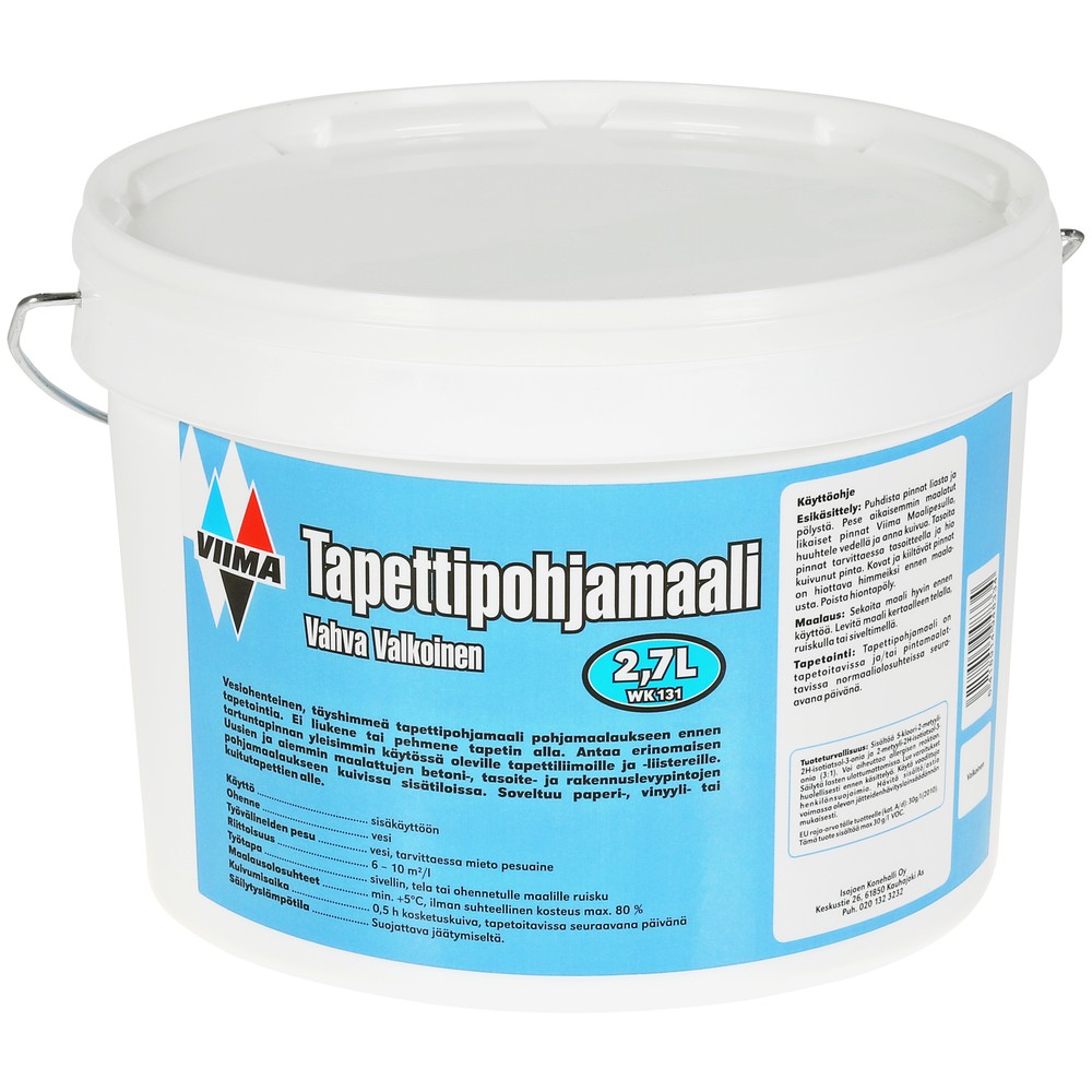 TAPETGRUNDFÄRG 2,7L STARK VIT
