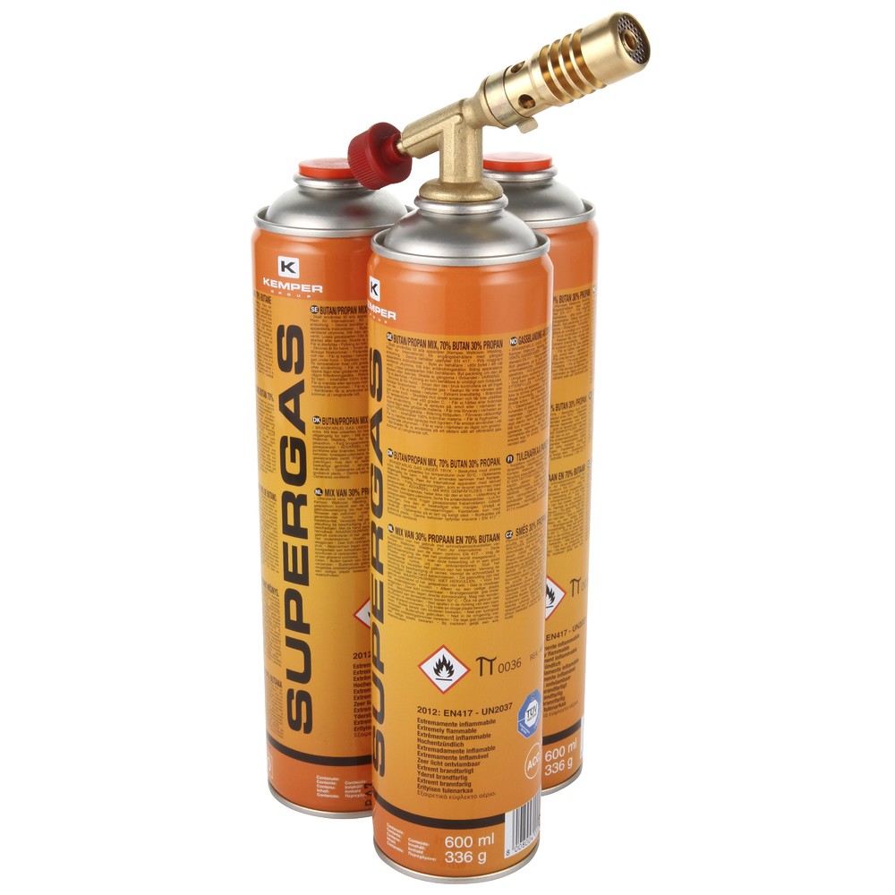 GASBRÄNNARE MINI + 3X 660ML GASBEHÅLLARE