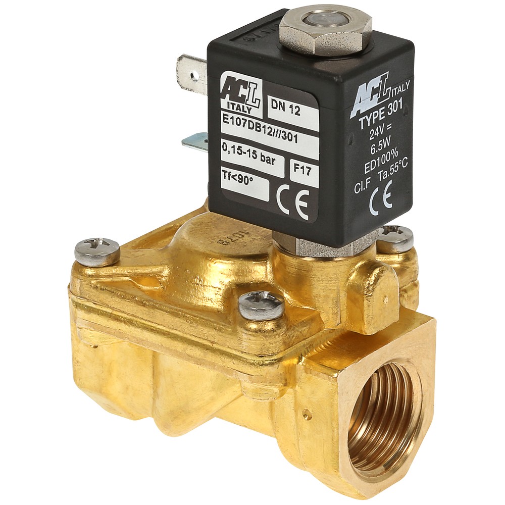SOLENOID VENTIL 2/2 1/2 NC 24V