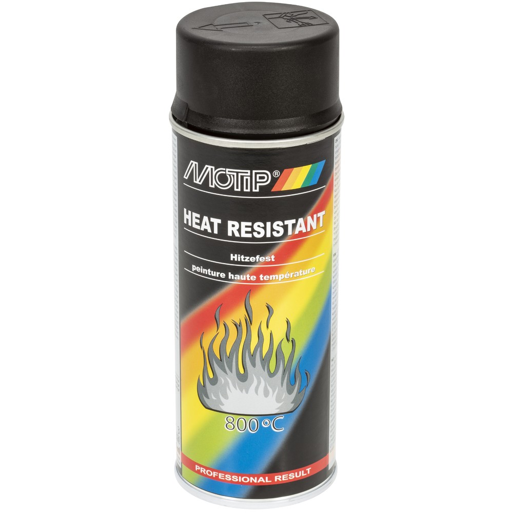 SPRAYFÄRG VÄRMEBESTÄNDIG 400ML SVART