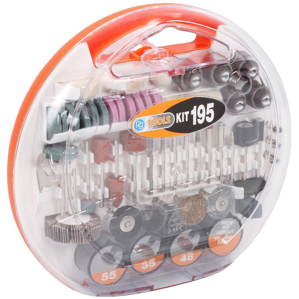 FRÄSSTÅLSSATS MINI 195ST