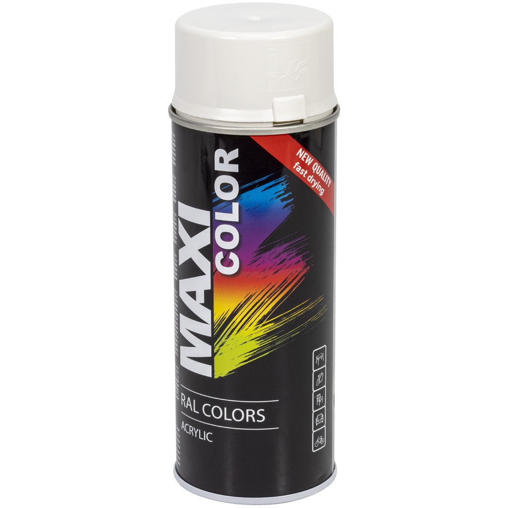 SPRAYFÄRG GLANS VIT 400ML