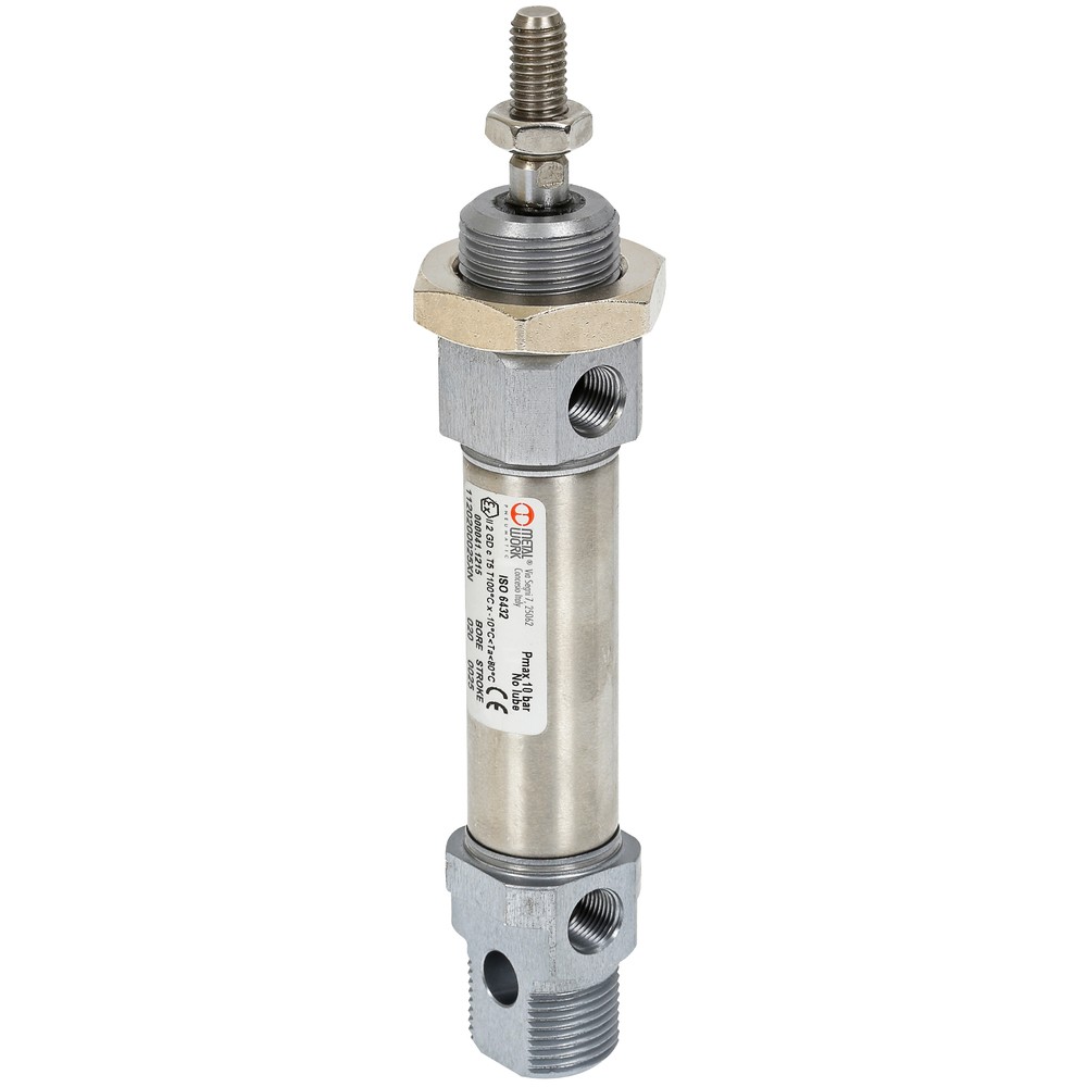 PNEUMATISK CYLINDER 20X25 MINI ISO6432 2-FUNK