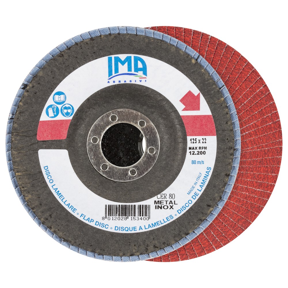 LAMELLRONDELL 125MM G80 KERAMISK