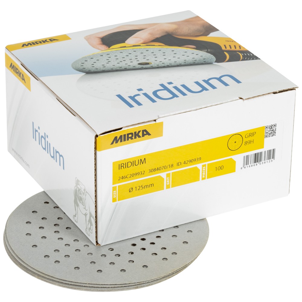 SLIPRONDELL 125MM 89H P60 IRIDIUM 50ST