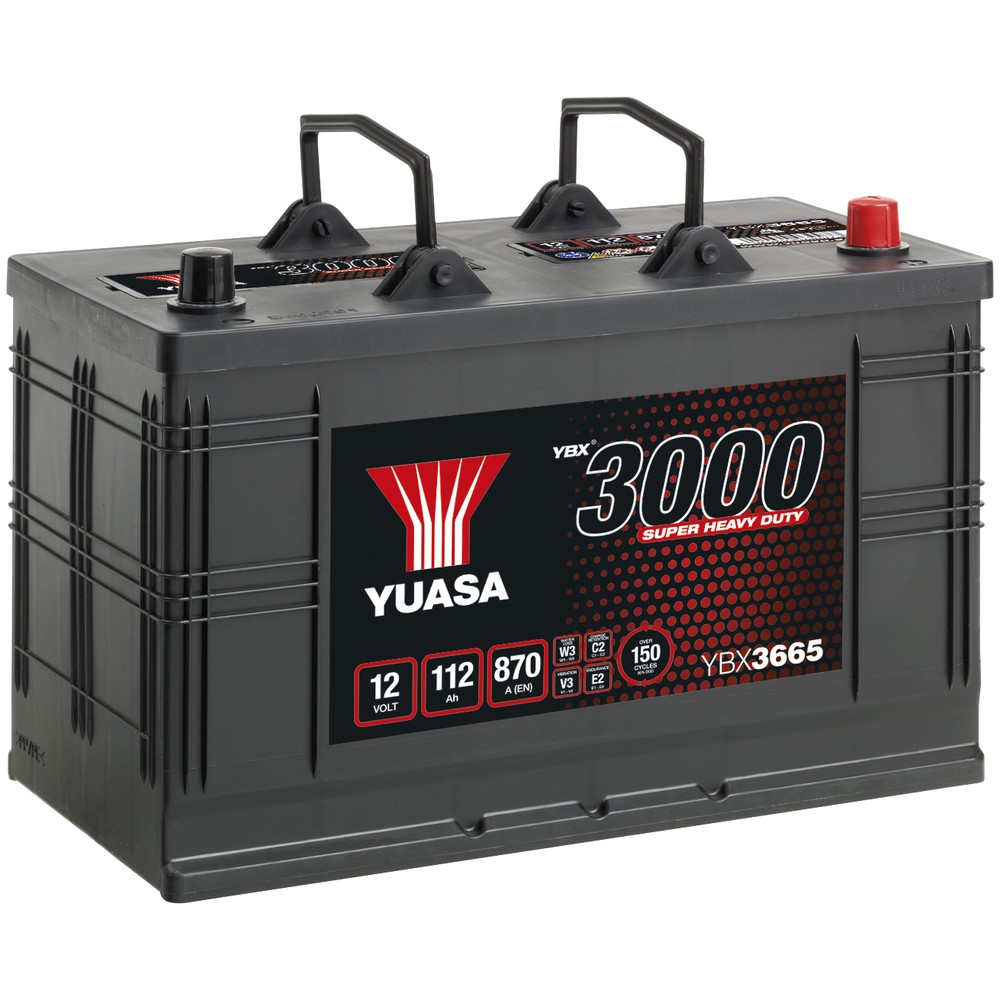 BATTERI YUASA 112AH SHD -+ 346X173X234