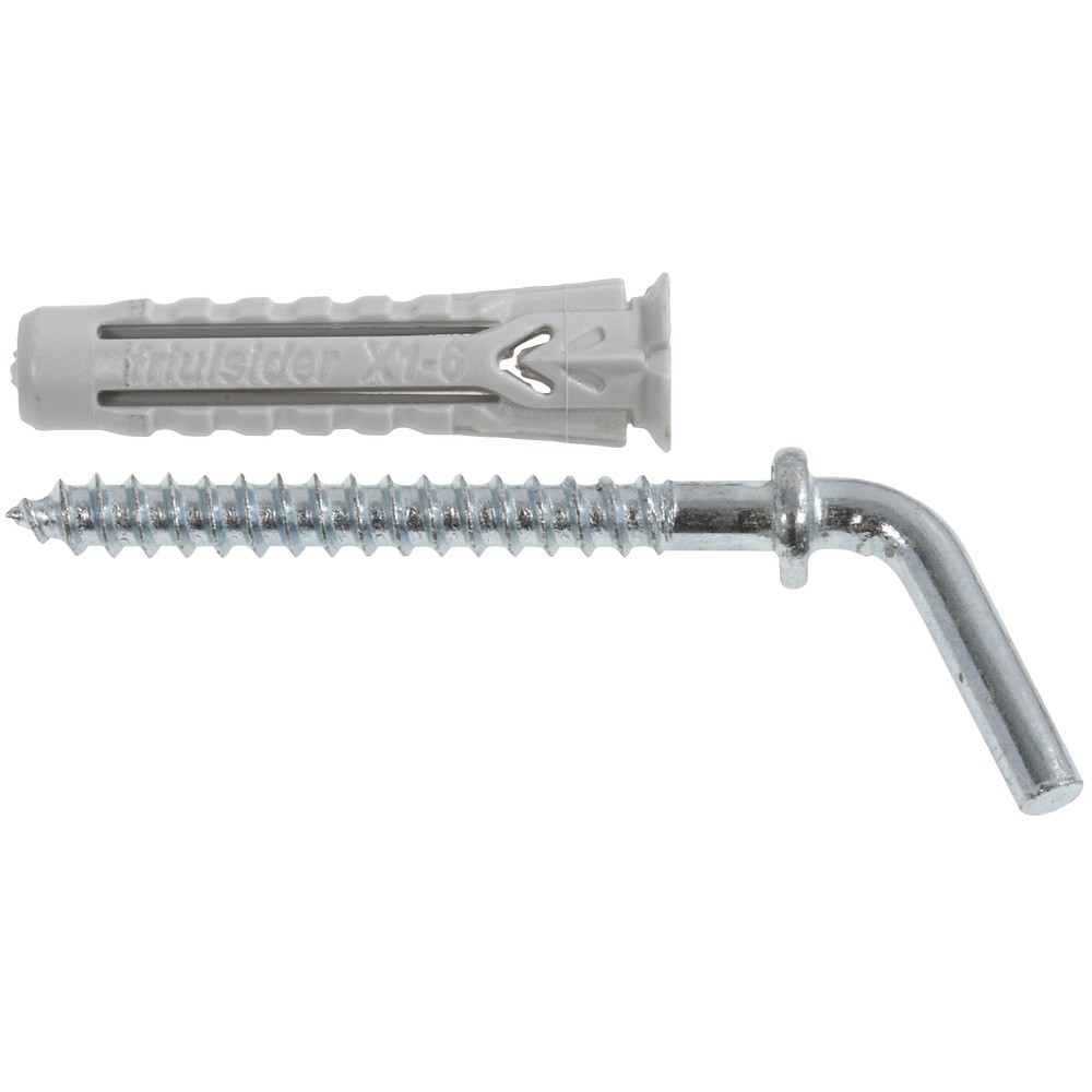 NYLONPLUGG 6X30 X1 10ST KROK 65 GRADER