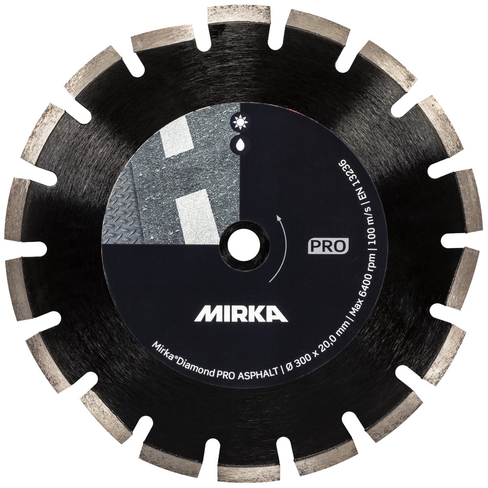 CUTTING WHEEL DIAMOND 300X20MM MIRKA ASFALT
