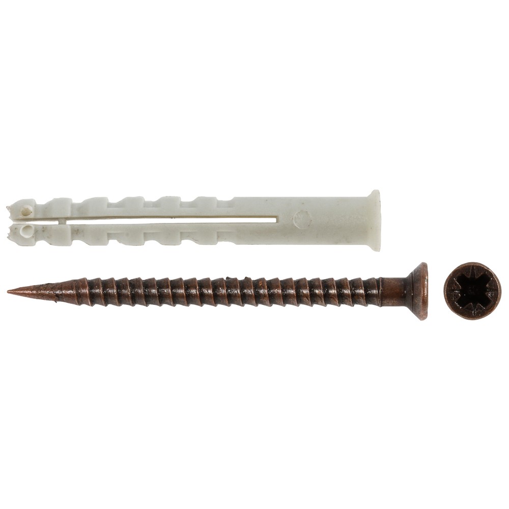 PLUGG 4X30MM 25ST BRUN