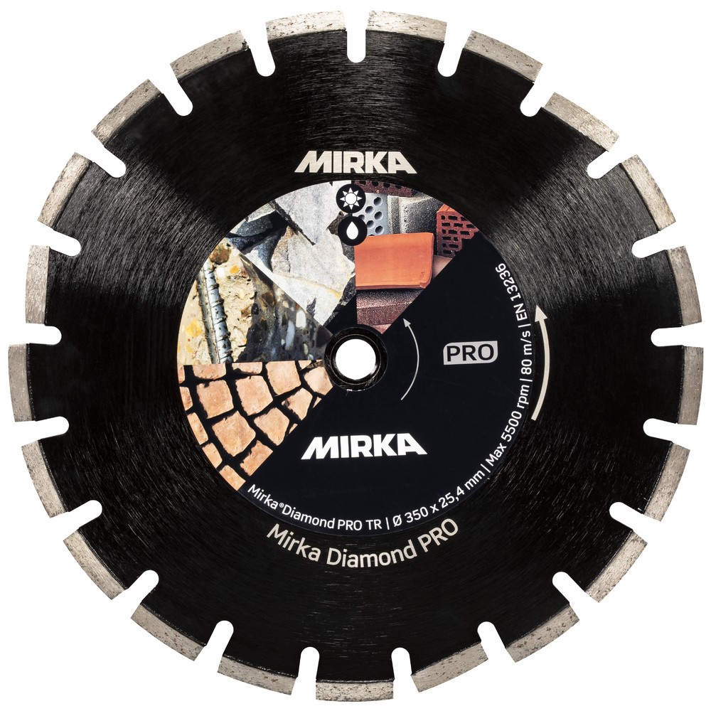 CUTTING WHEEL DIAMOND 350X25,4MM MIRKA ASFALT