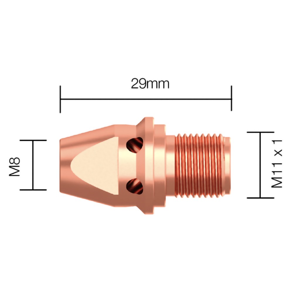 KONTAKTRÖRSHÅLLARE M8 5 ST M11X1 KEMPPI