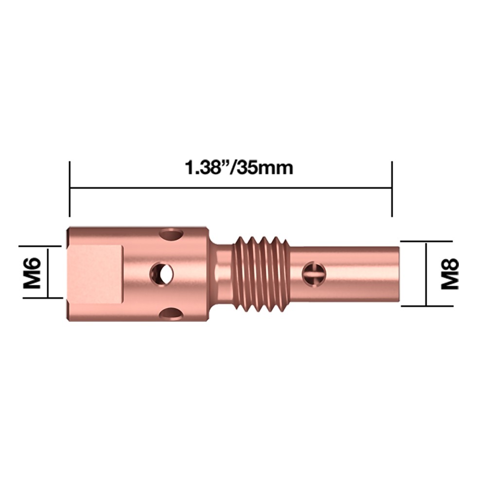 KONTAKTRÖRSHÅLLARE M6 2ST PARWELD