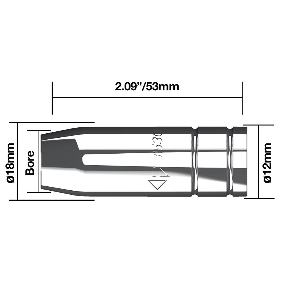 GASMUNSTYCKE 16MM 5ST PARWELD