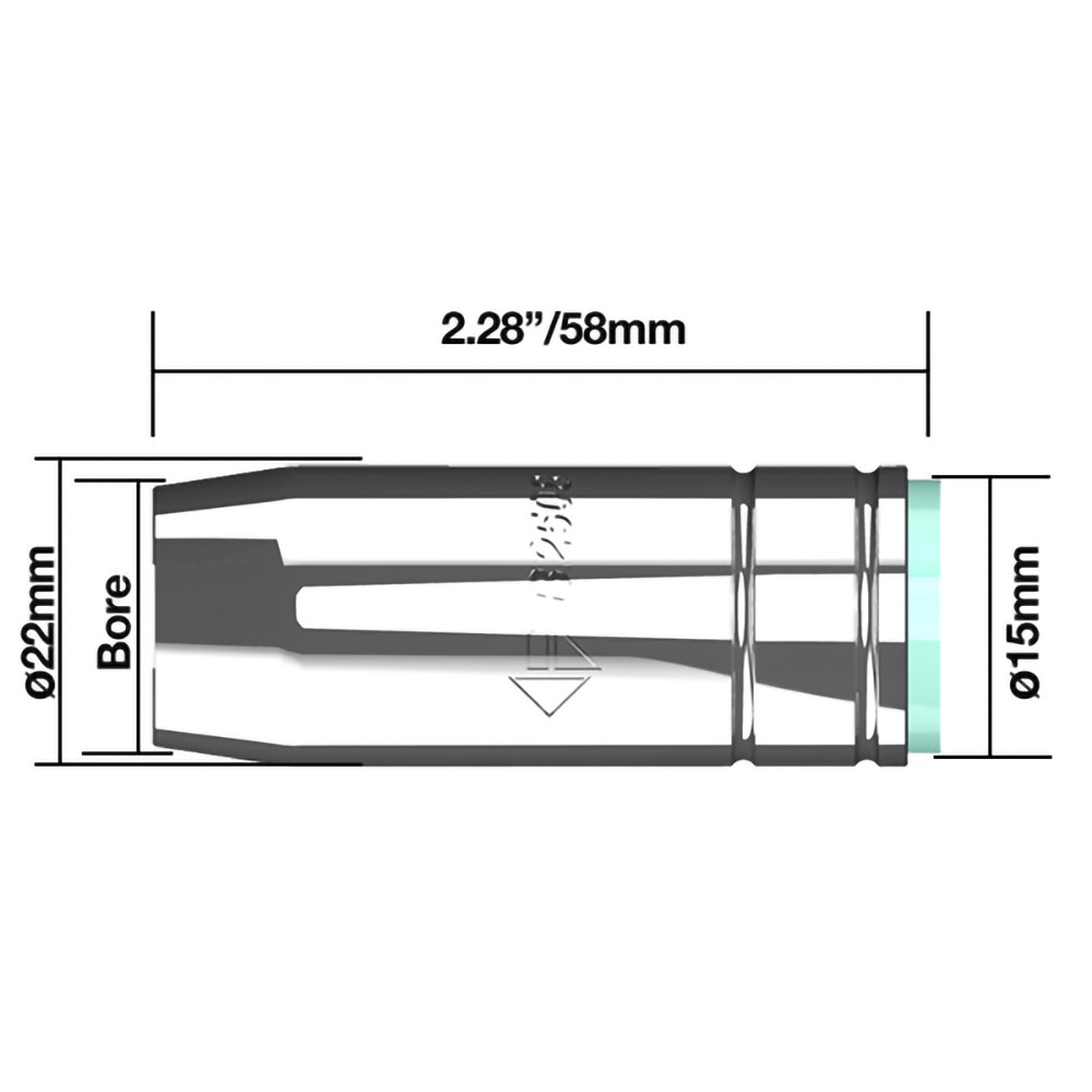 GASMUNSTYCKE 18MM 2ST PARWELD