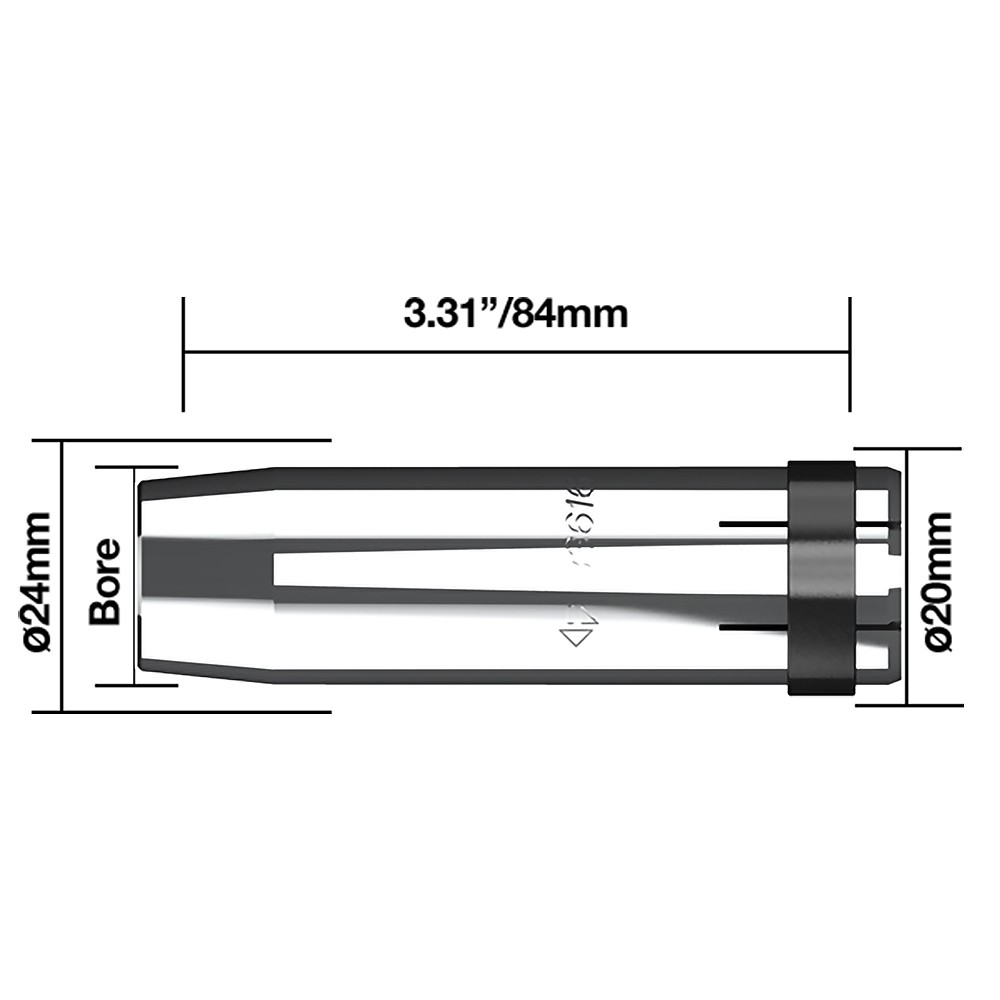 GASMUNSTYCKE 16MM 2ST PARWELD