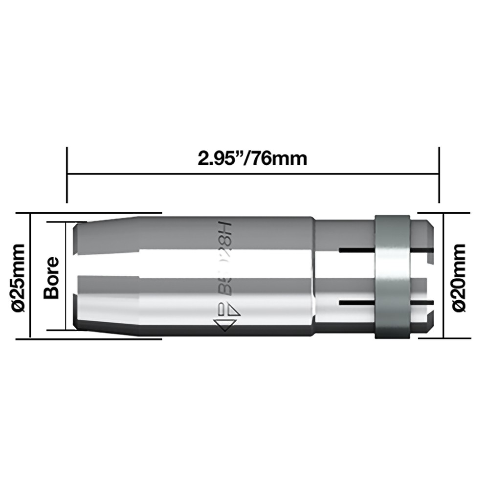 GASMUNSTYCKE 16MM 2ST PARWELD