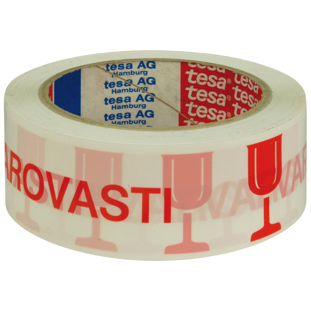 VARNINGSTEJP (BÄGARE) RÖD/VIT 66M/38MM