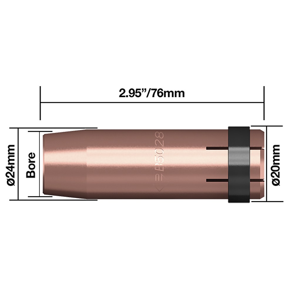 GASMUNSTYCKE 19MM 2ST PARWELD