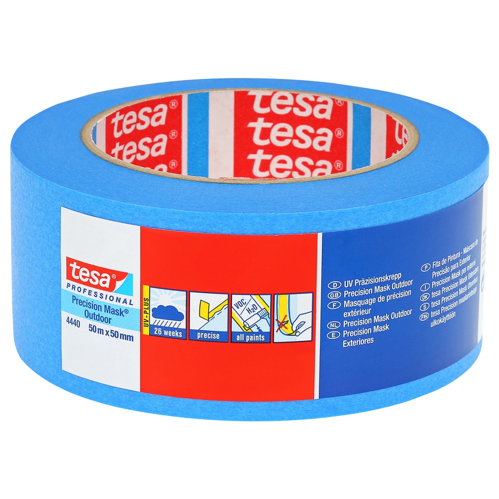 MASKERINGSTEJP 04440 50M/50MM BLÅ 26VECKOR TESA
