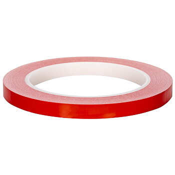 MARKERINGSTEJP PVC 66M / 9MM RÖD