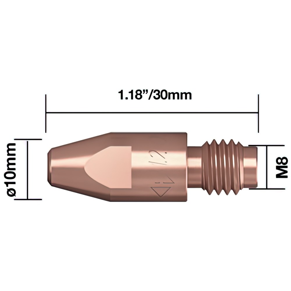 KONTAKTRÖR M8 1,6MM/30MM 25ST PARWELD