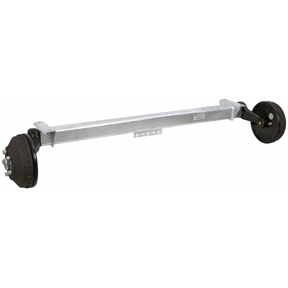 SLÄPVAGNSAXEL MED BROMS 1600KG A1500 5X112