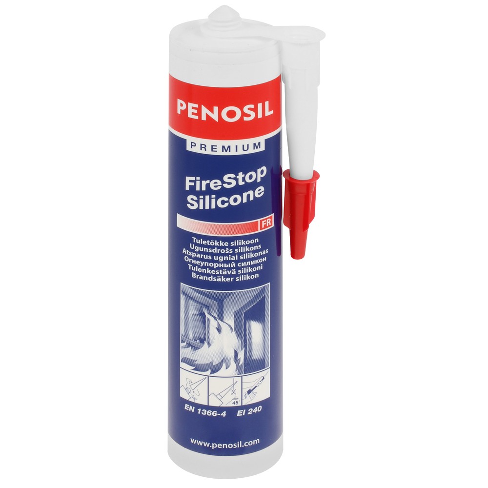 SILIKONFOGMASSA BRANDSÄKER VIT 310ML