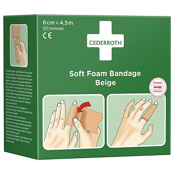 SOFT FOAM PLÅSTER BEIGE 6CM X 4,5M