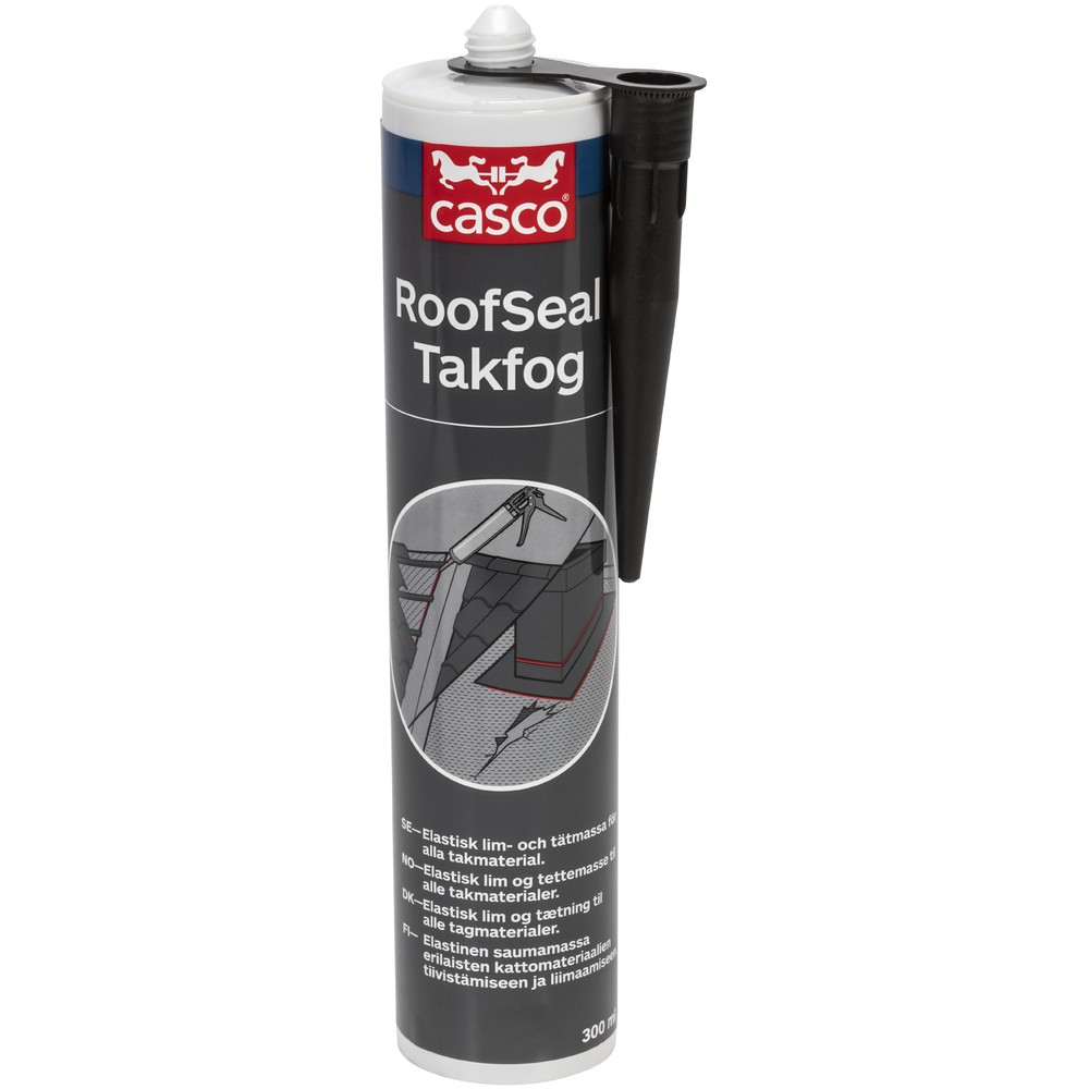 TAKFOGMASSA 300ML SVART CASCO