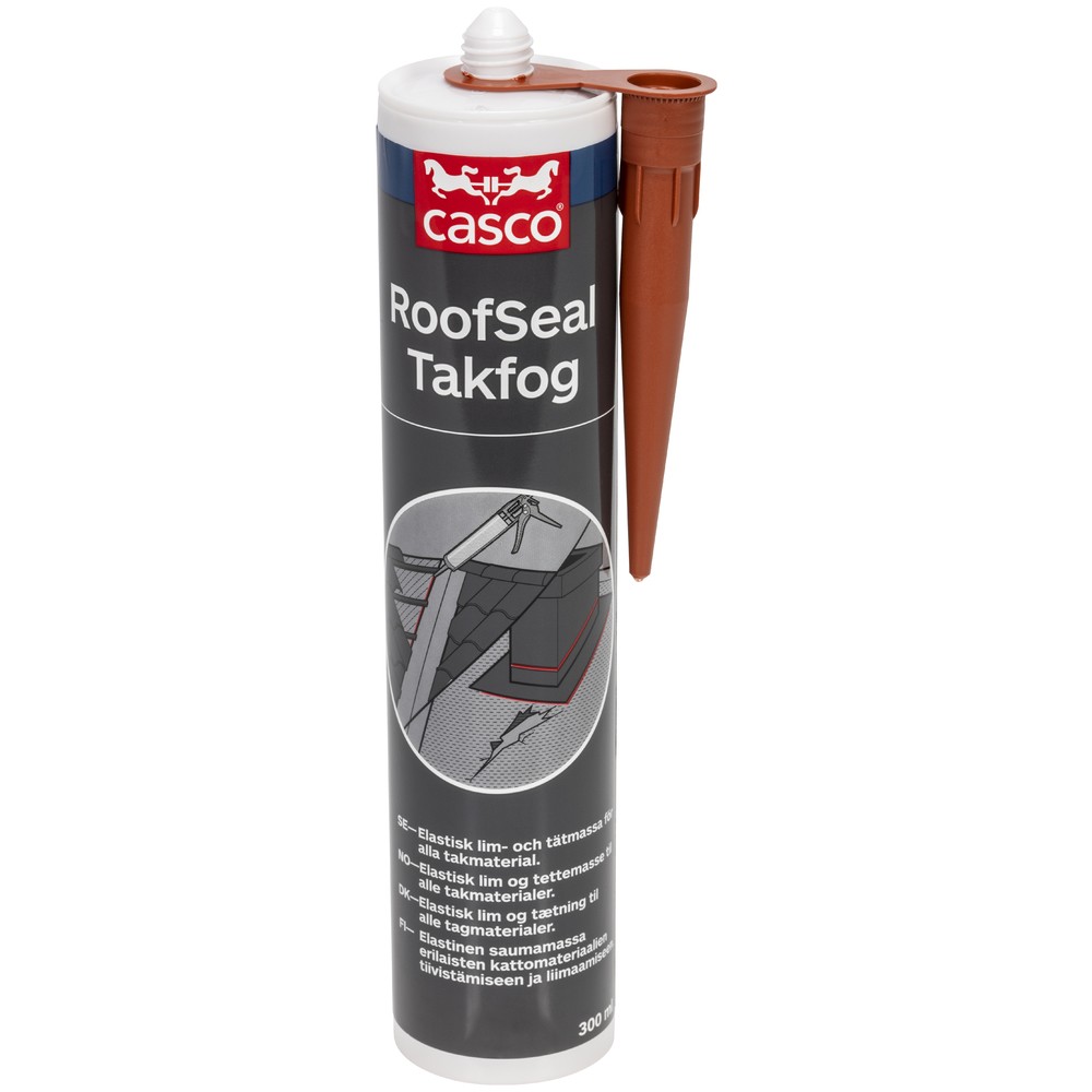 TAKFOGMASSA 300ML TEGELRÖD CASCO