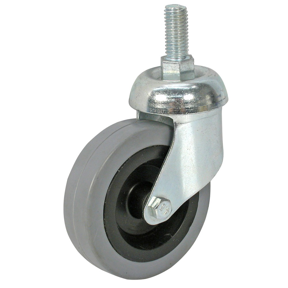 LÄNKHJUL SVÄNGBAR 80MM GRÅ