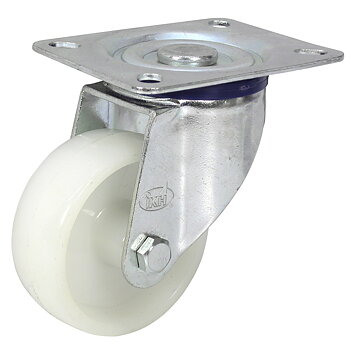 LÄNKHJUL SVÄNGBAR 125MM GRÅ