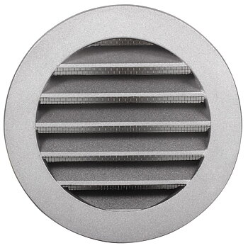 VENTILGALLER PV 125MM RUND ALUMINUM