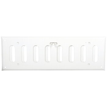 VENTILATIONSGALLER STÄNGBART 300X100MM VIT