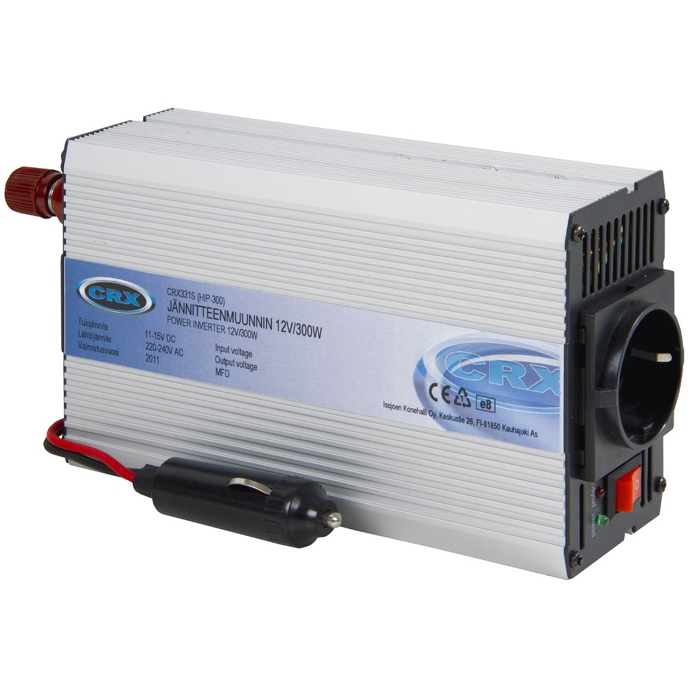 SPÄNNINGSOMVANDLARE 12V/230V 300W REN SINUS