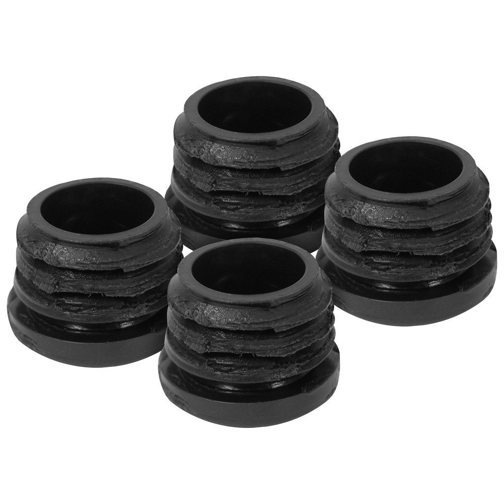 RÖRPLUGG 22MM SVART 4ST SVART PLAST