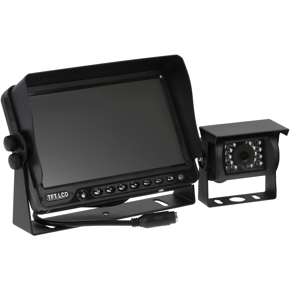BACKKAMERA SET 12/24V 7 TUMS