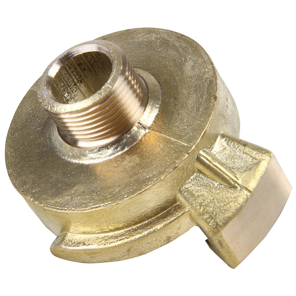KLOKOPPLING 2" YTTERGÄNGA 3/4" MÄSSING
