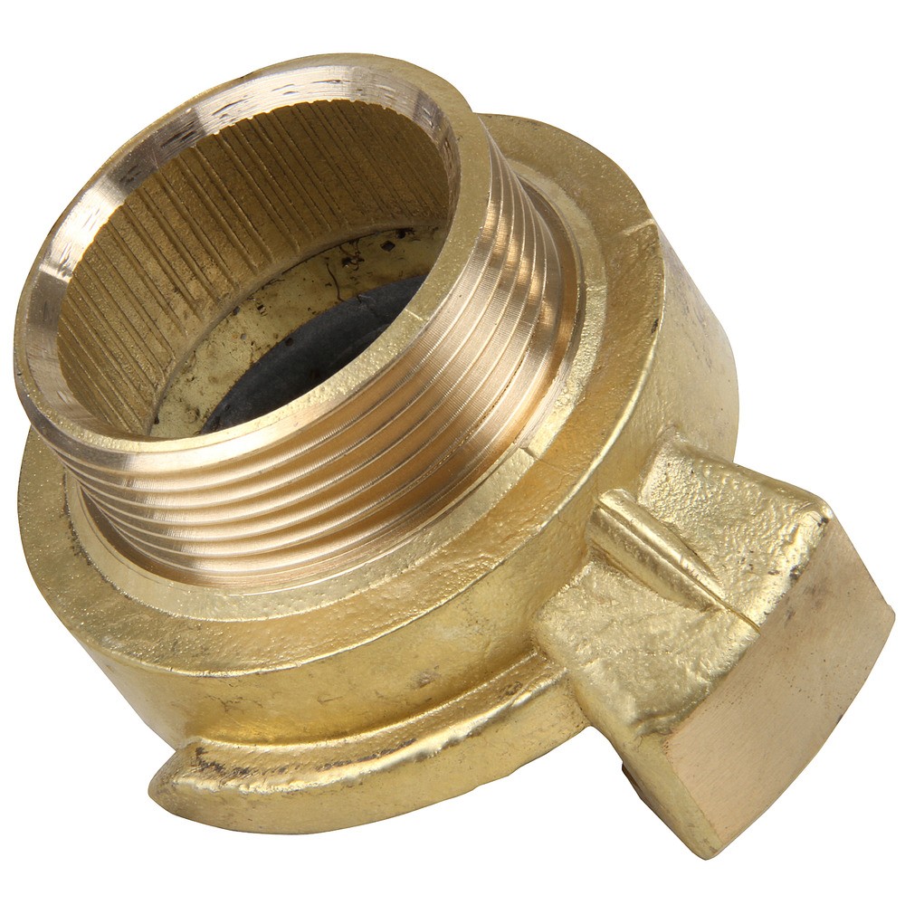 KLOKOPPLING 2" YTTERGÄNGA 1 1/2" MÄSSING