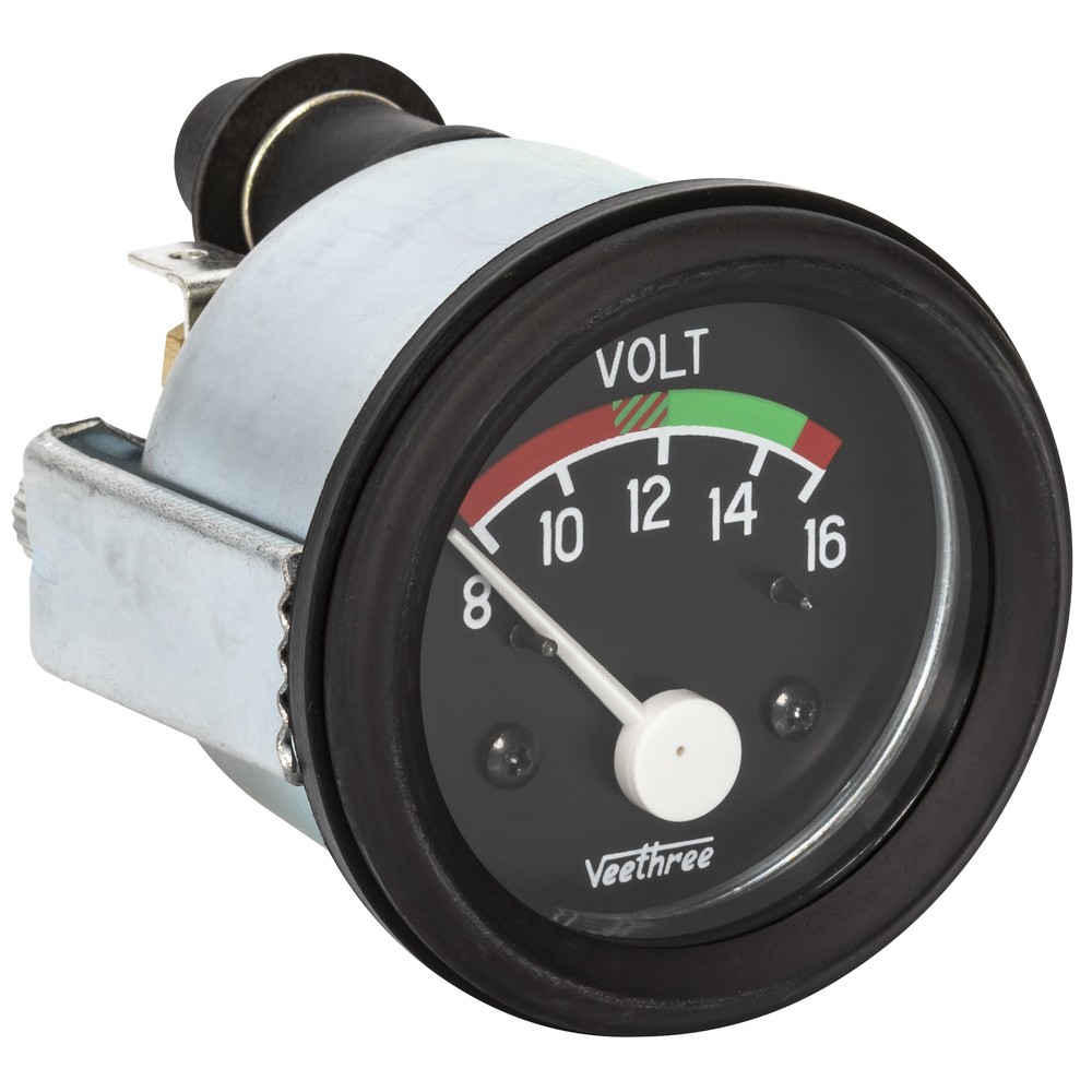 VOLTMÄTARE 8-16V UNIVERSAL