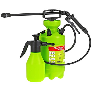 TRYCKSPRUTA 5L + FLASKA 1,5L GARDEN