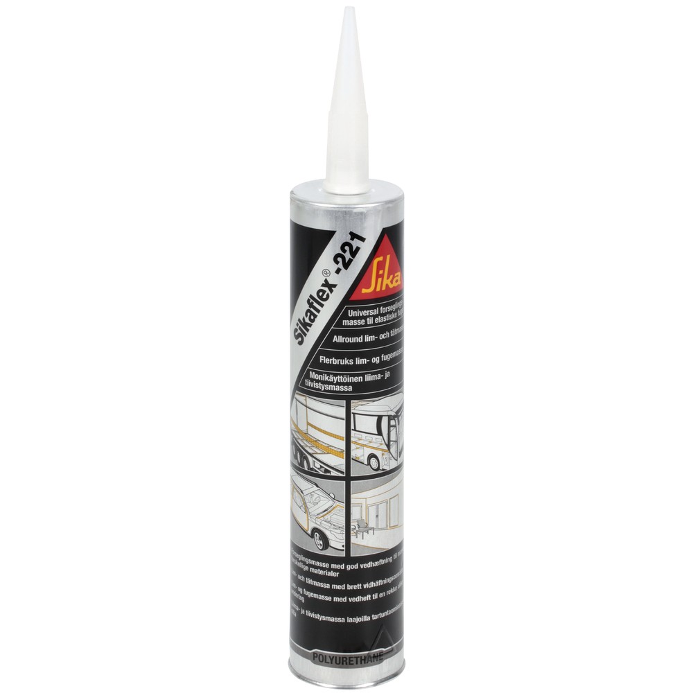 LIM-/FOGMASSA PU GRÅ 300ML SIKAFLEX 221